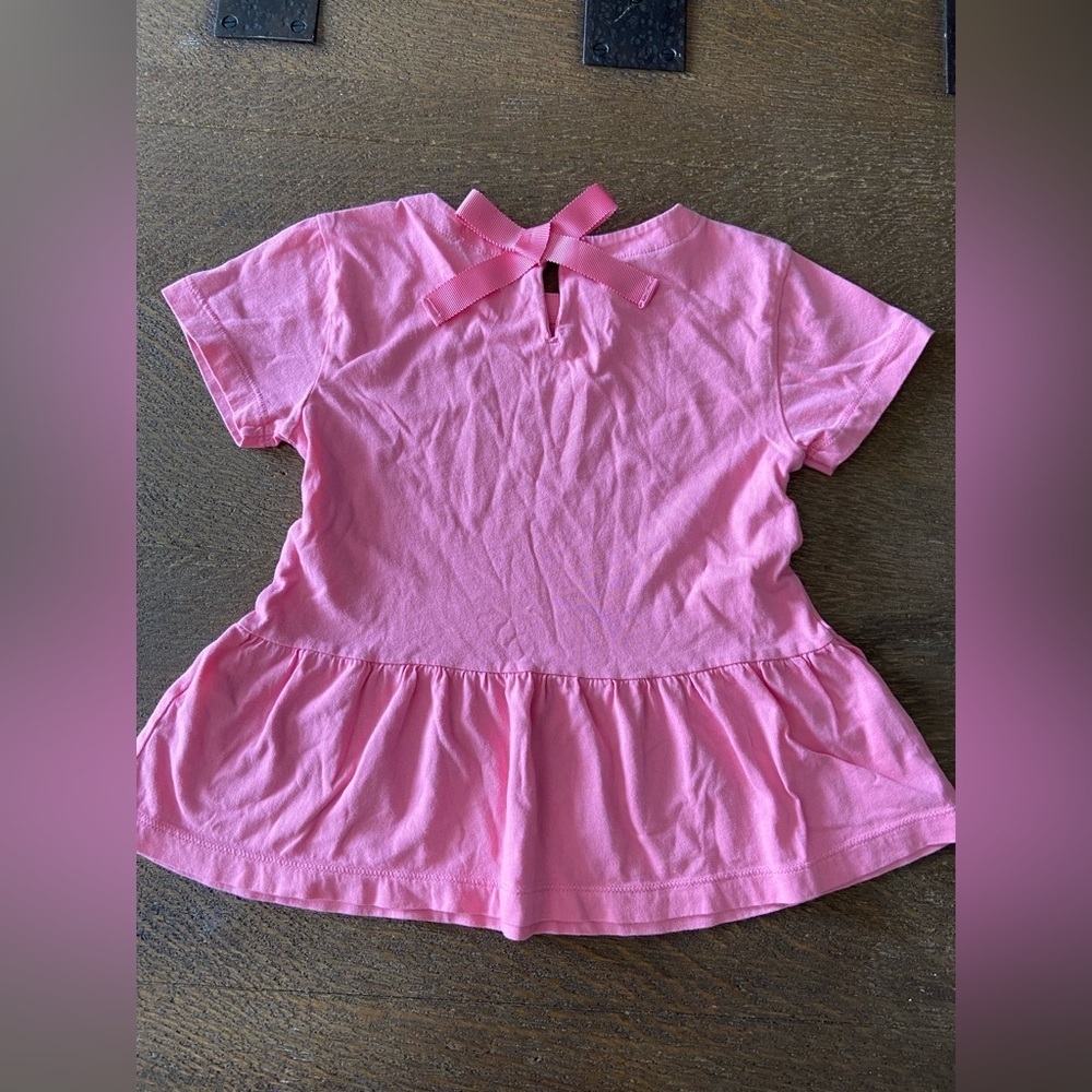 Crewcuts Pink Peplum Top - Picture 3 of 3